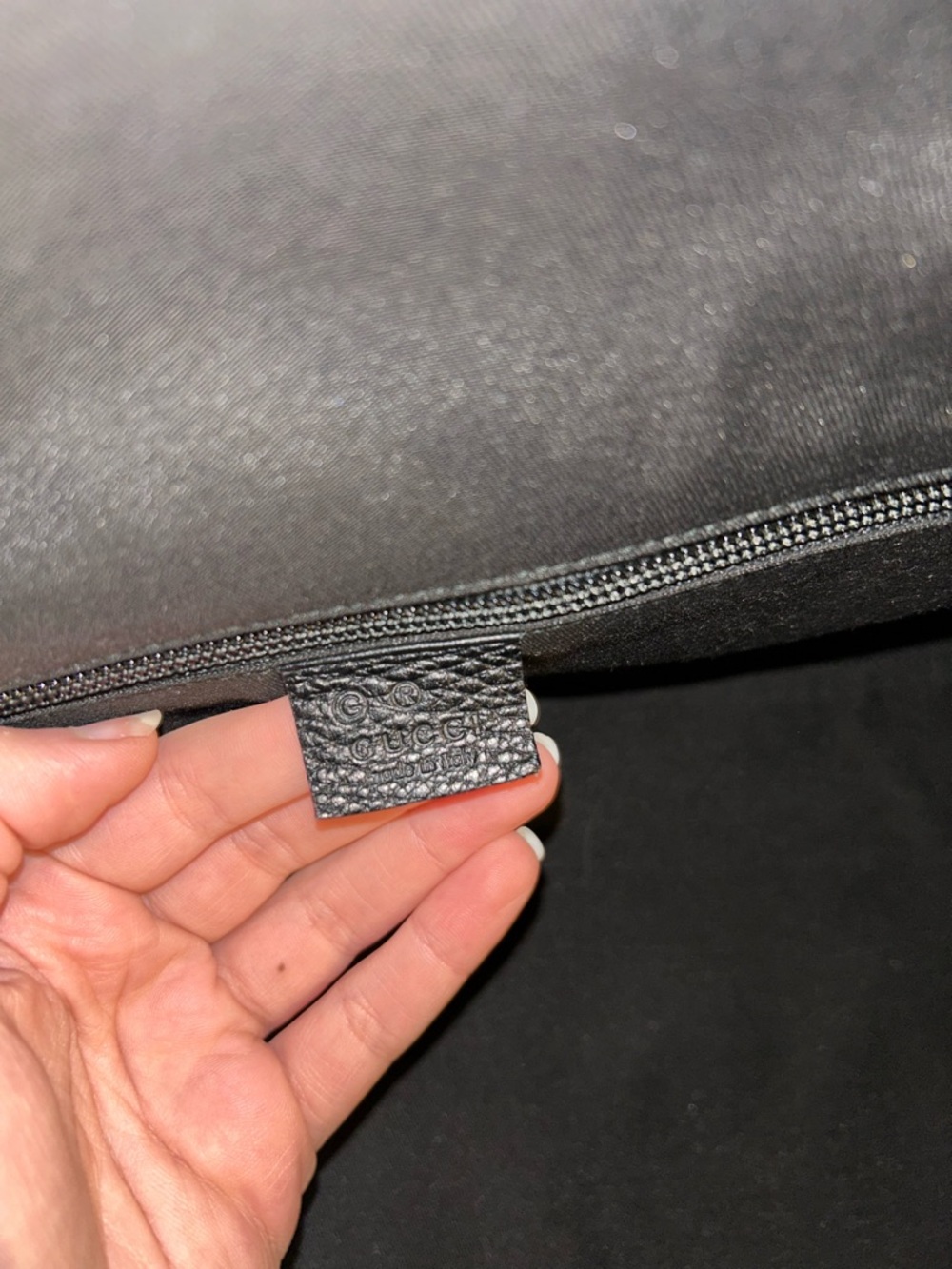 Gucci GG Monogram Large Weekend Duffel – Black/Silv - Picture 7 of 9